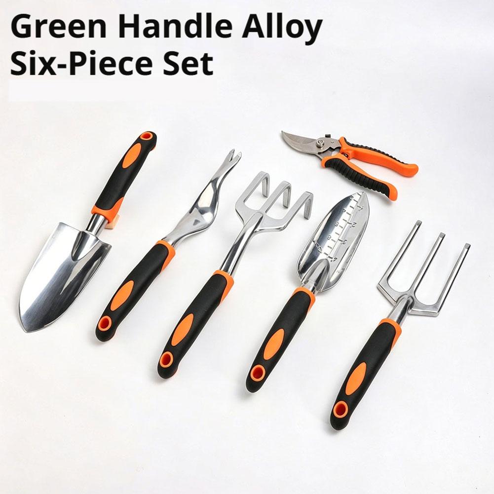 Gardening Tools Trowel - ชุดเครื่องมือทำสวน 3/5/6 ชิ้น ด้ามจับตามหลักสรีรศาสตร์ ประกอบด้วย จอบขุด