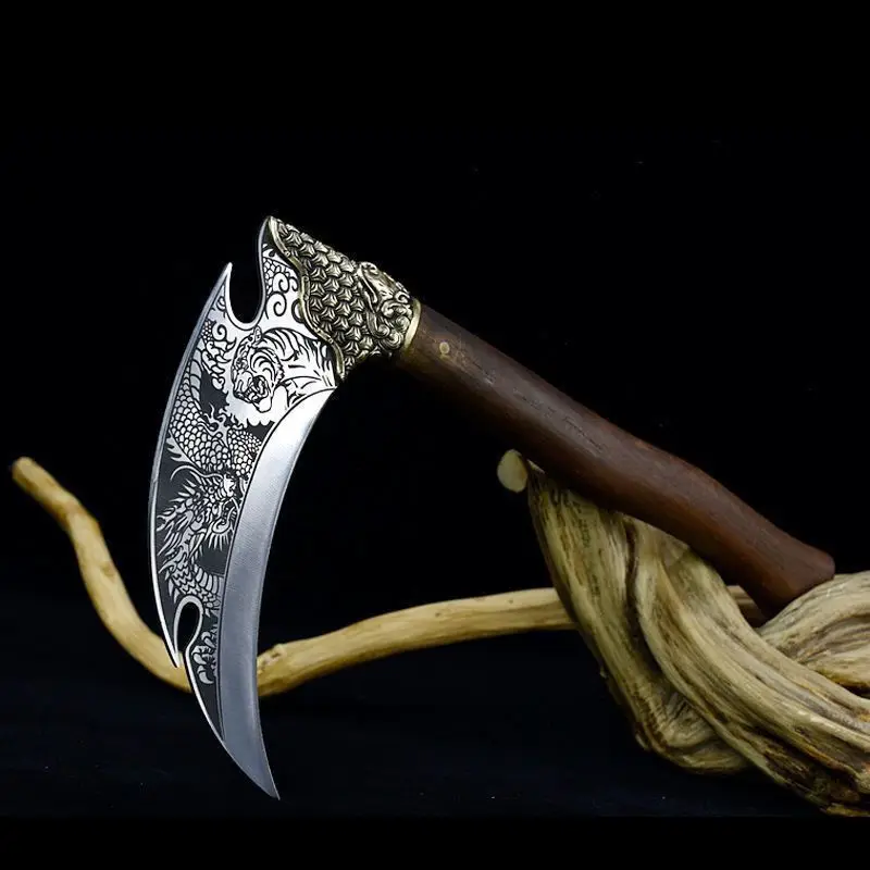 Gardening Tools High Quality - เคียวคุณภาพสูง ตีขึ้นรูปด้วยมือ ป้องกันสนิม แข็งแรง ทนทาน เป็นเครื่องมือ
