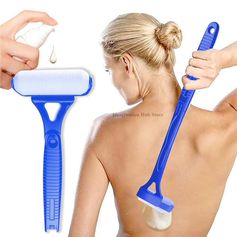 Gardening Tools Long Handle - อุปกรณ์ทาโลชั่นหลังแบบด้ามยาวพับได้, แบบลูกกลิ้งสำหรับทาครีมกันแดด, อุปกรณ์ทาเคลือบน้ำมันบำรุงผิวกายอเนกประสงค์