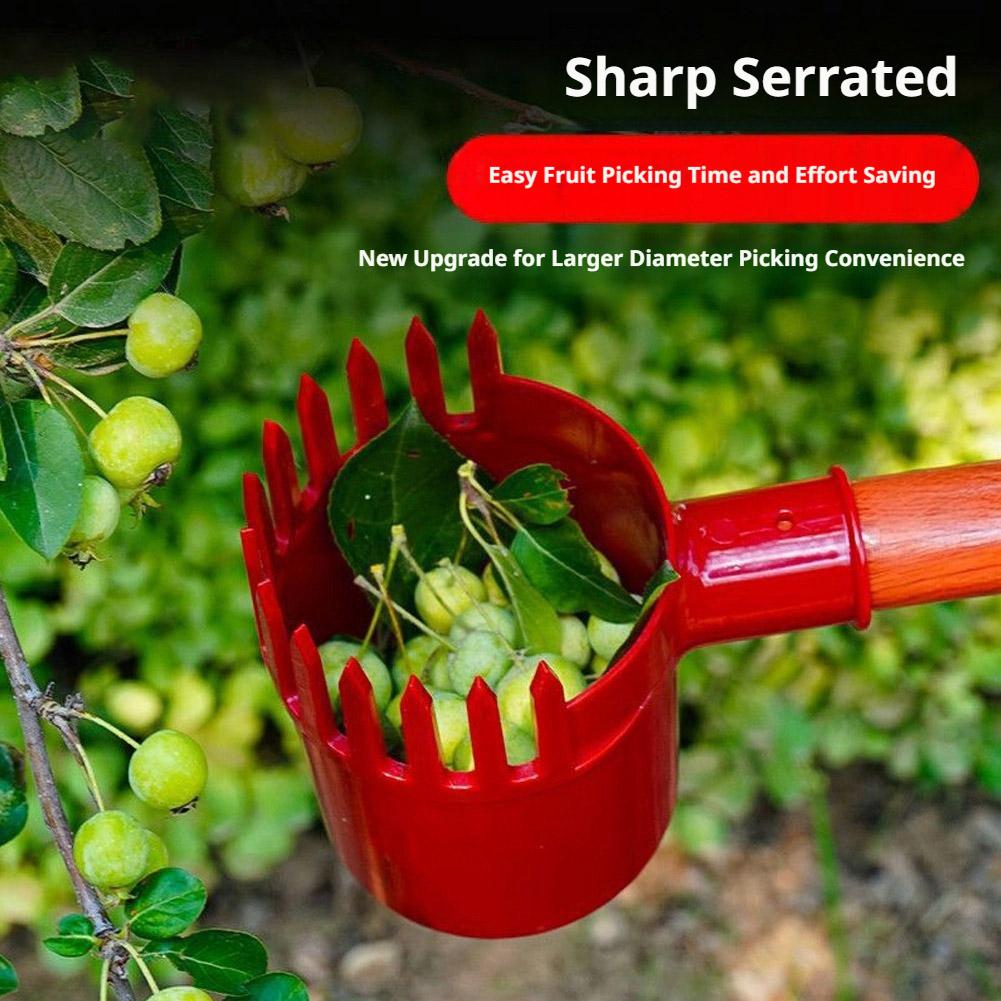 Gardening Tools Organizer - เครื่องมือเก็บผลไม้แบบพกพา ตะกร้าเก็บผลไม้บนต้นไม้สูง อุปกรณ์เก็บแอปเปิ้ล พีช ลูกแพร์ ส้ม