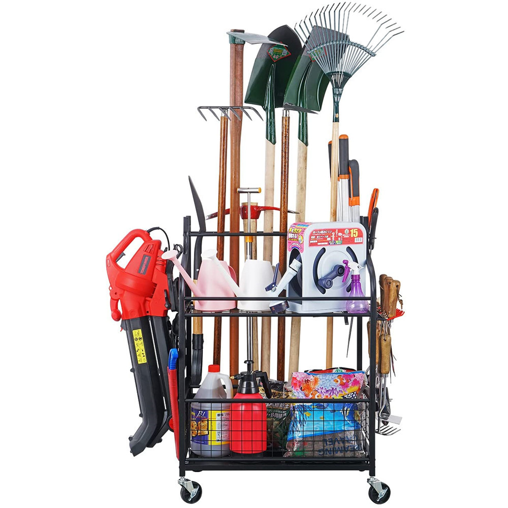 Gardening Tools Organizer - ที่จัดเก็บอุปกรณ์ทำสวน ที่เก็บเครื่องมือในสวน ที่แขวนอุปกรณ์ในโรงรถ สำหรับโรงเก็บของกลางแจ้ง