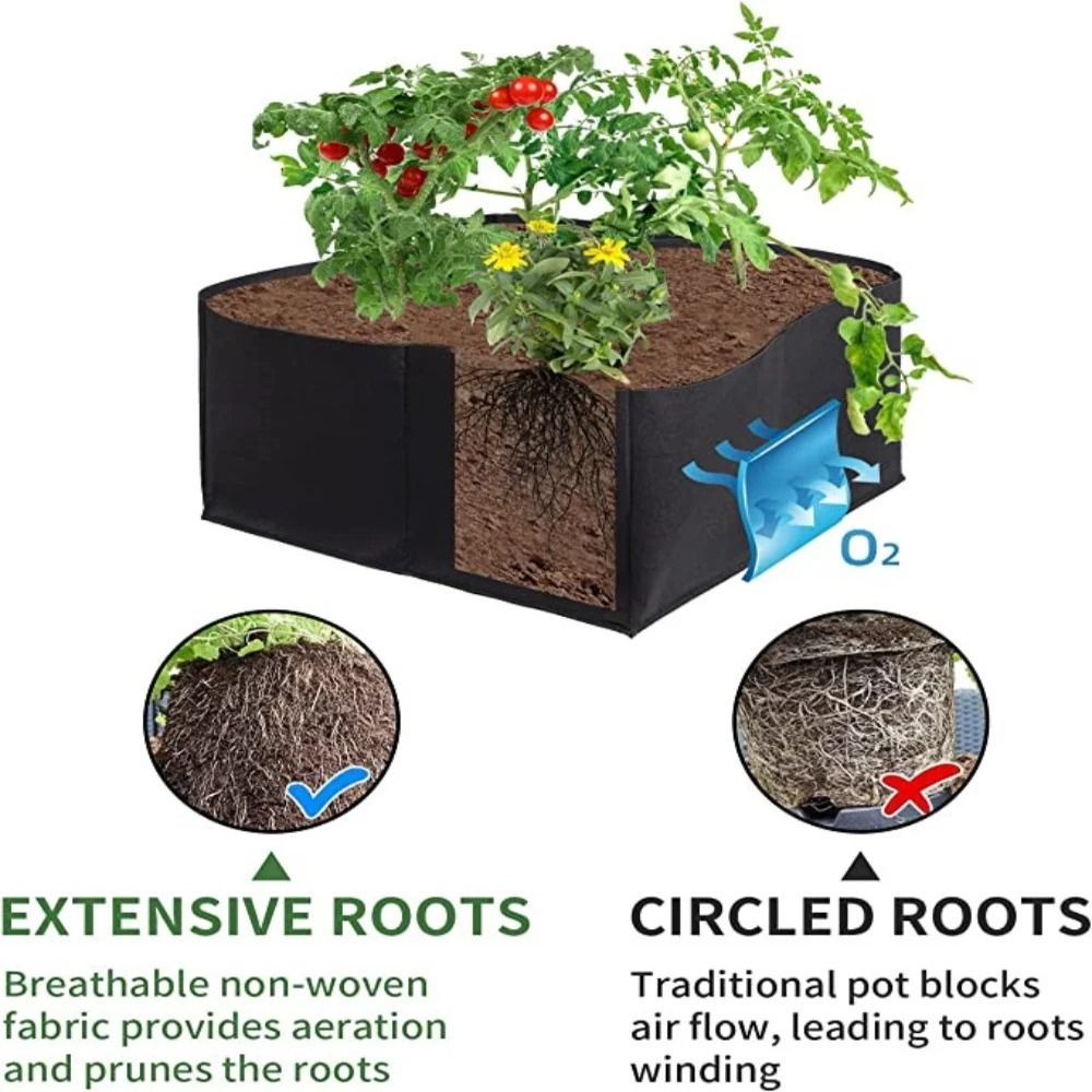 ถุงปลูกต้นไม้คุณภาพสูงทำจากผ้า - Gardening Tools High Quality บทวิจารณ์และราคา