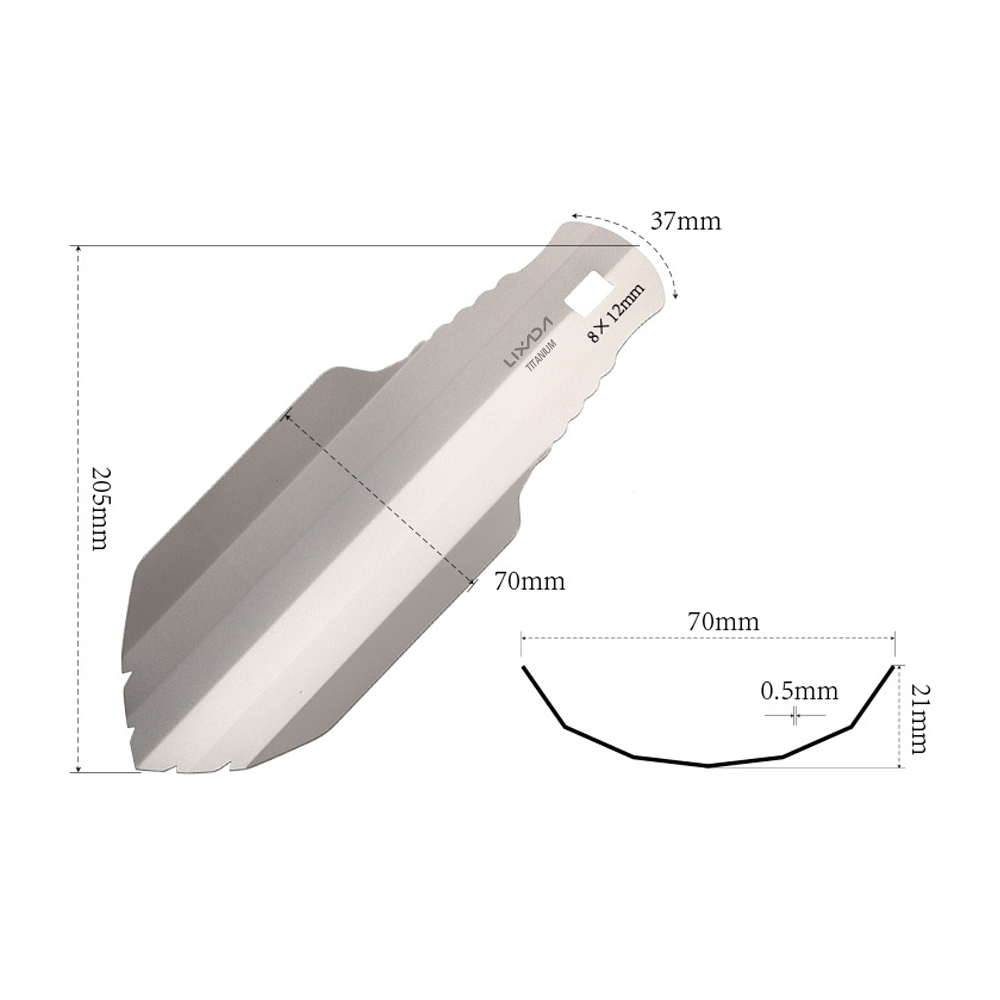 Lixada ไทเทเนียม Garden Hand S - Gardening Tools Trowel บทวิจารณ์และราคา
