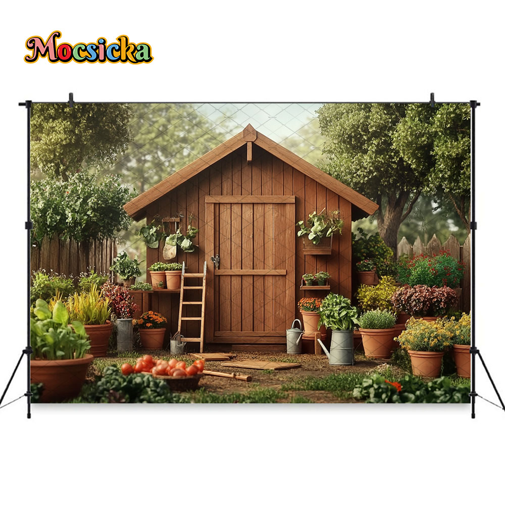 ฉากหลังถ่ายภาพเทศกาลอีสเตอร์ M - Gardening Tools Photo บทวิจารณ์และราคา