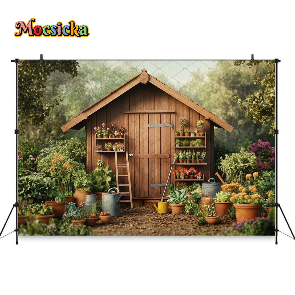 ฉากหลังถ่ายภาพเทศกาลอีสเตอร์ M - Gardening Tools Photo บทวิจารณ์และราคา