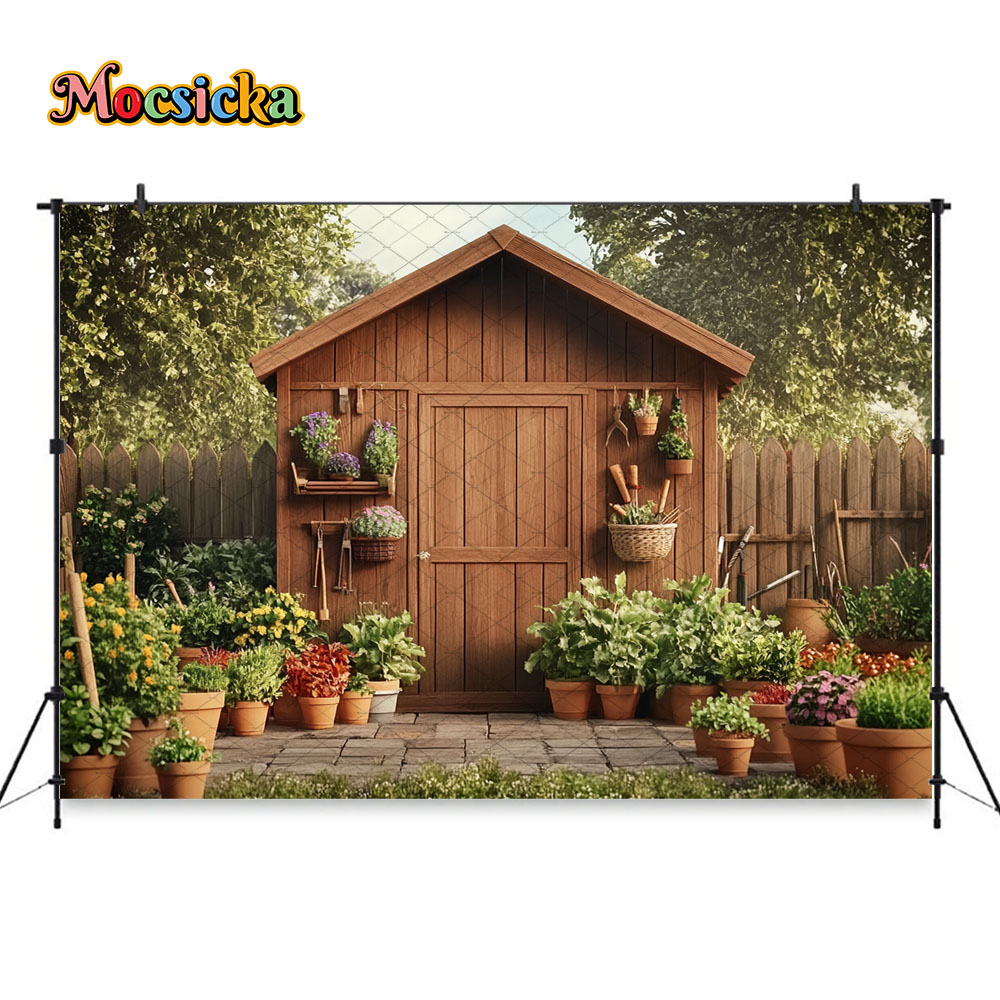 ฉากหลังถ่ายภาพเทศกาลอีสเตอร์ M - Gardening Tools Photo บทวิจารณ์และราคา