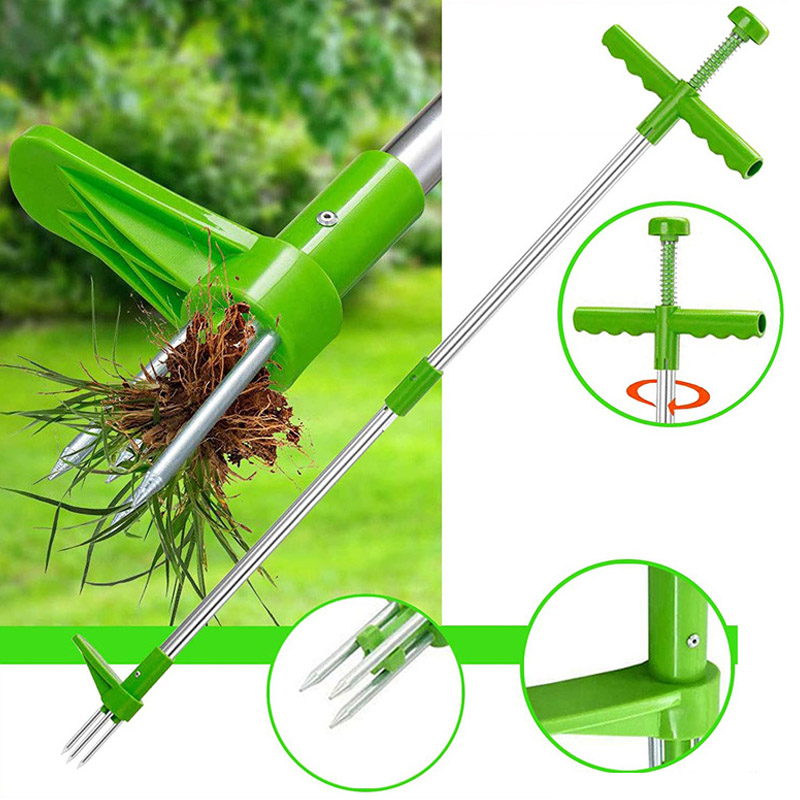 แบบพกพายาวกําจัดวัชพืชแบบพกพาส - Gardening Tools Long Handle บทวิจารณ์และราคา