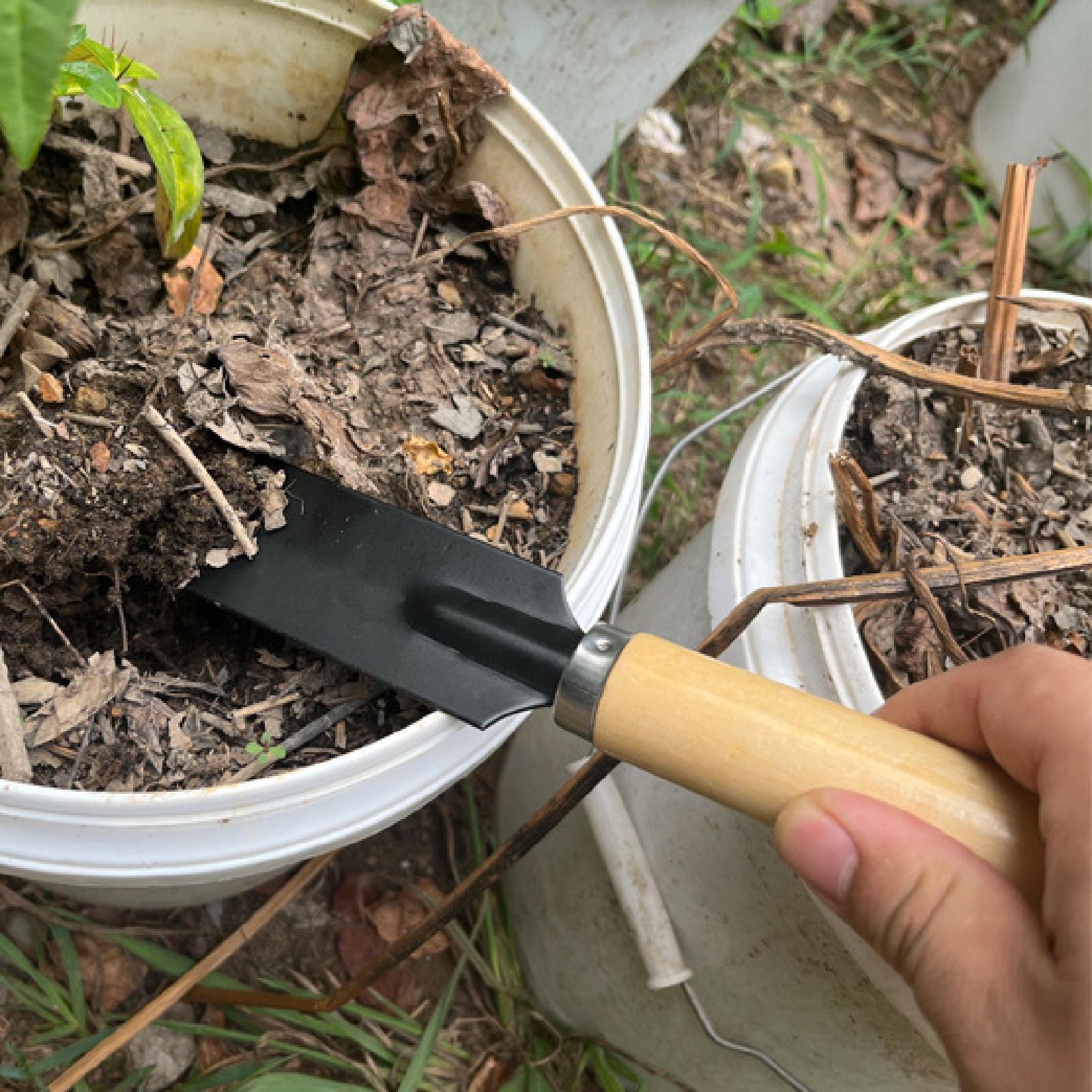 พลั่วสวนขนาดเล็ก ด้ามไม้ อเนกป - Gardening Tools Trowel บทวิจารณ์และราคา