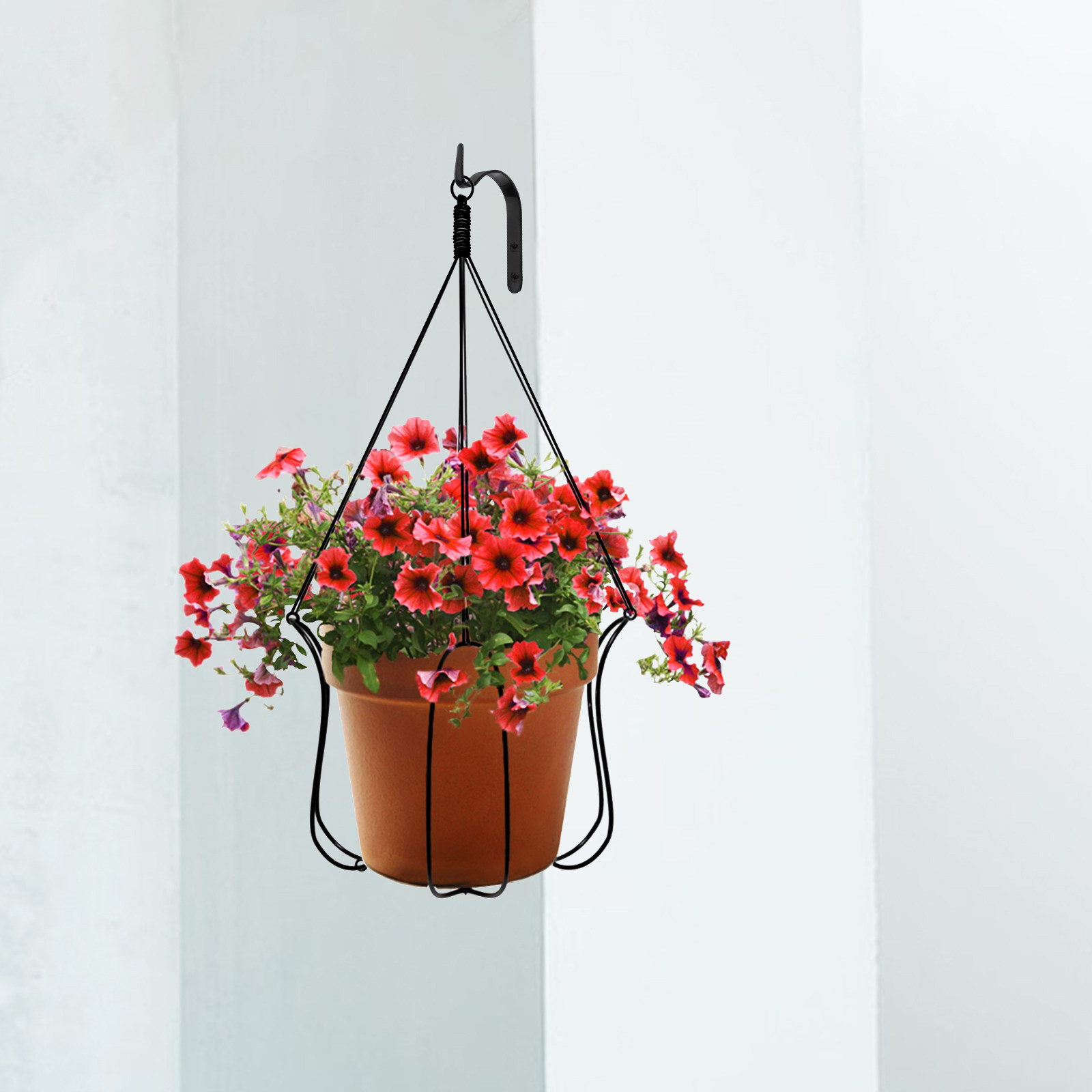 ตะขอแขวนผนังเหล็ก 4 ชิ้น สำหรั - Gardening Tools Organizer บทวิจารณ์และราคา