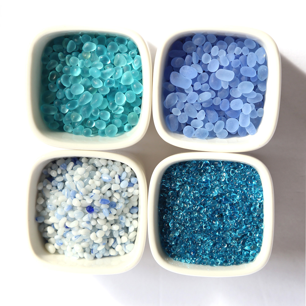 หินที่มีสีสันถังปลา Rock น้ําพ - Aquaponics Fish Tank บทวิจารณ์และราคา
