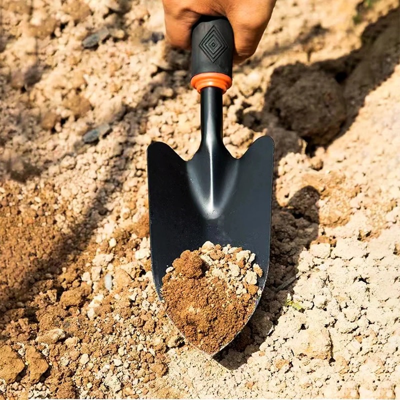 1 ชิ้น จอบสวนโลหะพร้อมด้ามจับส - Gardening Tools Trowel บทวิจารณ์และราคา