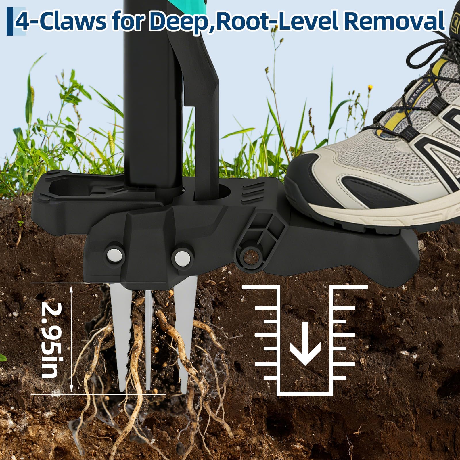 ที่ดึงวัชพืชแบบด้ามยาว ไม่ต้อง - Gardening Tools Long Handle บทวิจารณ์และราคา