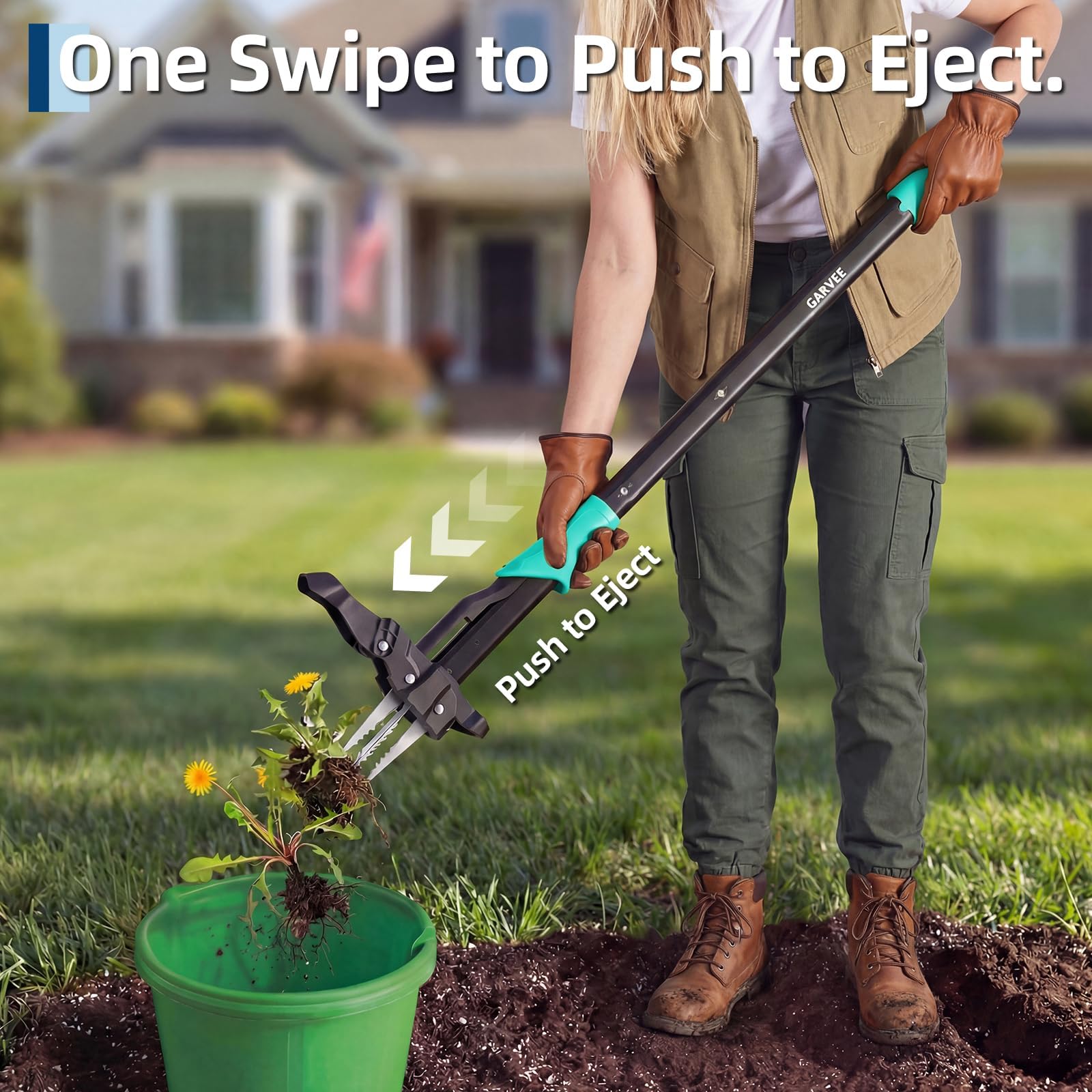ที่ดึงวัชพืชแบบด้ามยาว ไม่ต้อง - Gardening Tools Long Handle บทวิจารณ์และราคา