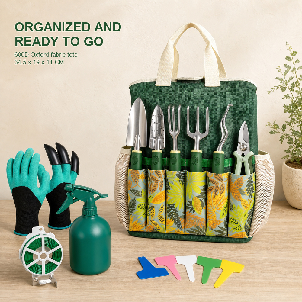 ชุดเครื่องมือทำสวน 16 ชิ้น ทำจ - Gardening Tools Trowel บทวิจารณ์และราคา