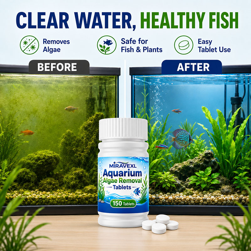 เม็ดกำจัดตะไคร่น้ำในตู้ปลา MIR - Aquaponics Fish Tank บทวิจารณ์และราคา