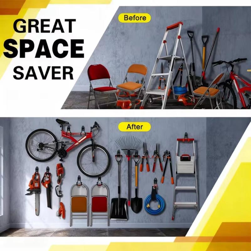 N$ ตะขอเหล็กติดผนังแบบแข็งแรงพ - Gardening Tools Organizer บทวิจารณ์และราคา
