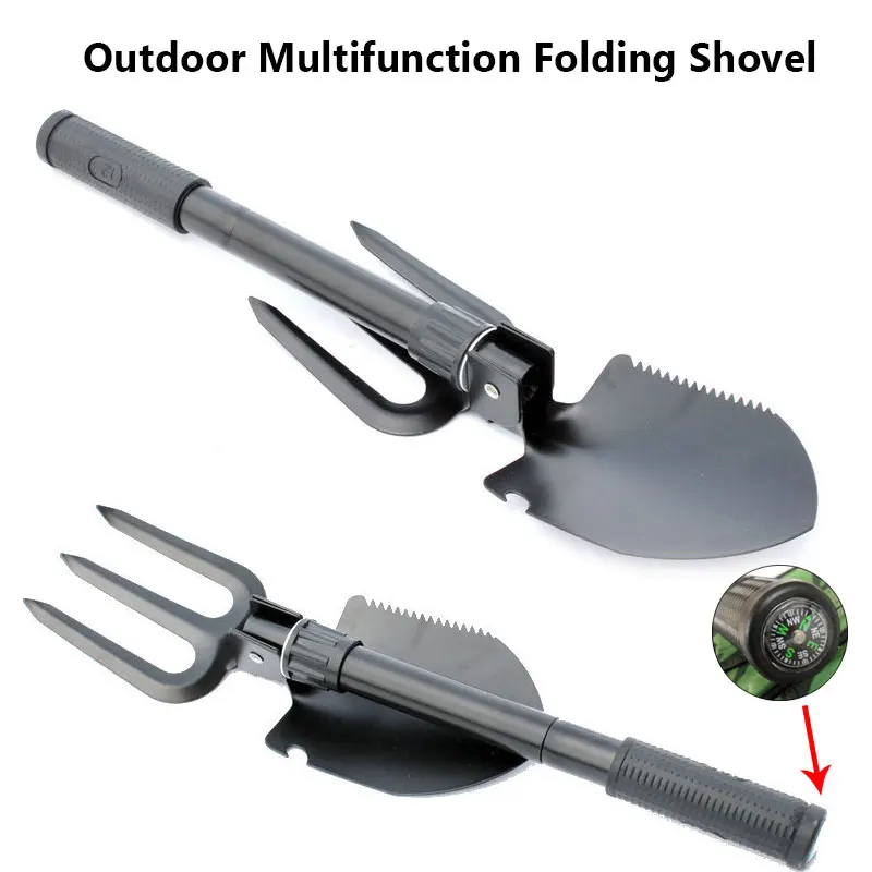 ใหม่แบบพกพาพับพลั่วสแตนเลส Sur - Gardening Tools Trowel บทวิจารณ์และราคา