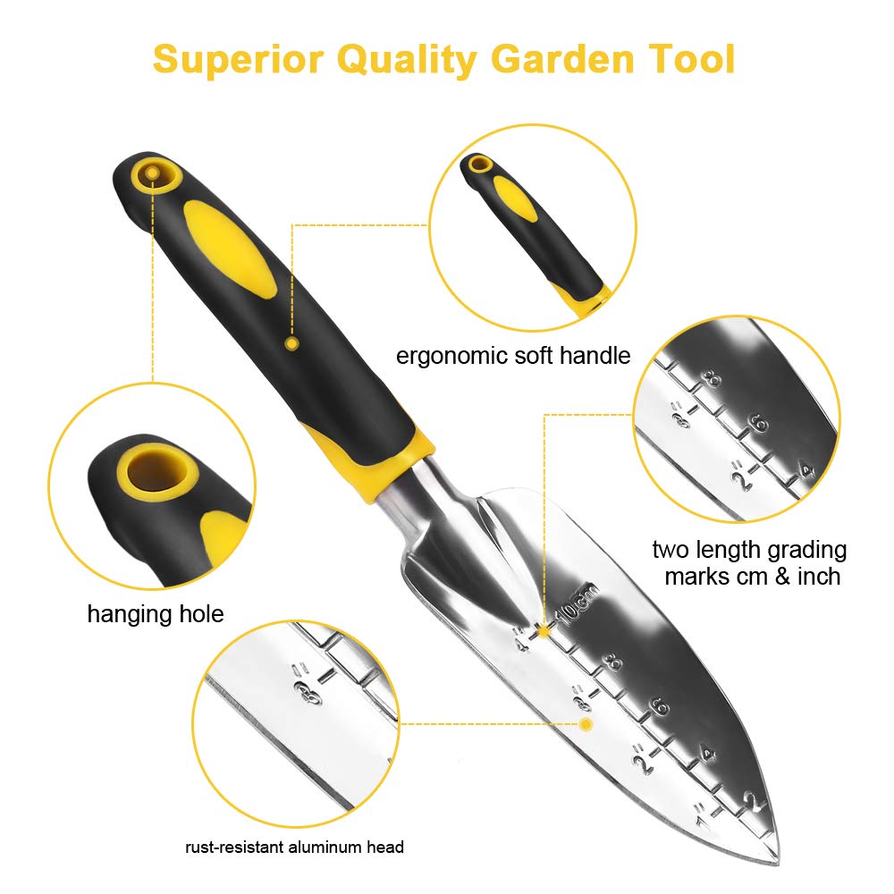 สวนเครื่องมือเกรียงมือ,คราด,Cu - Gardening Tools Trowel บทวิจารณ์และราคา