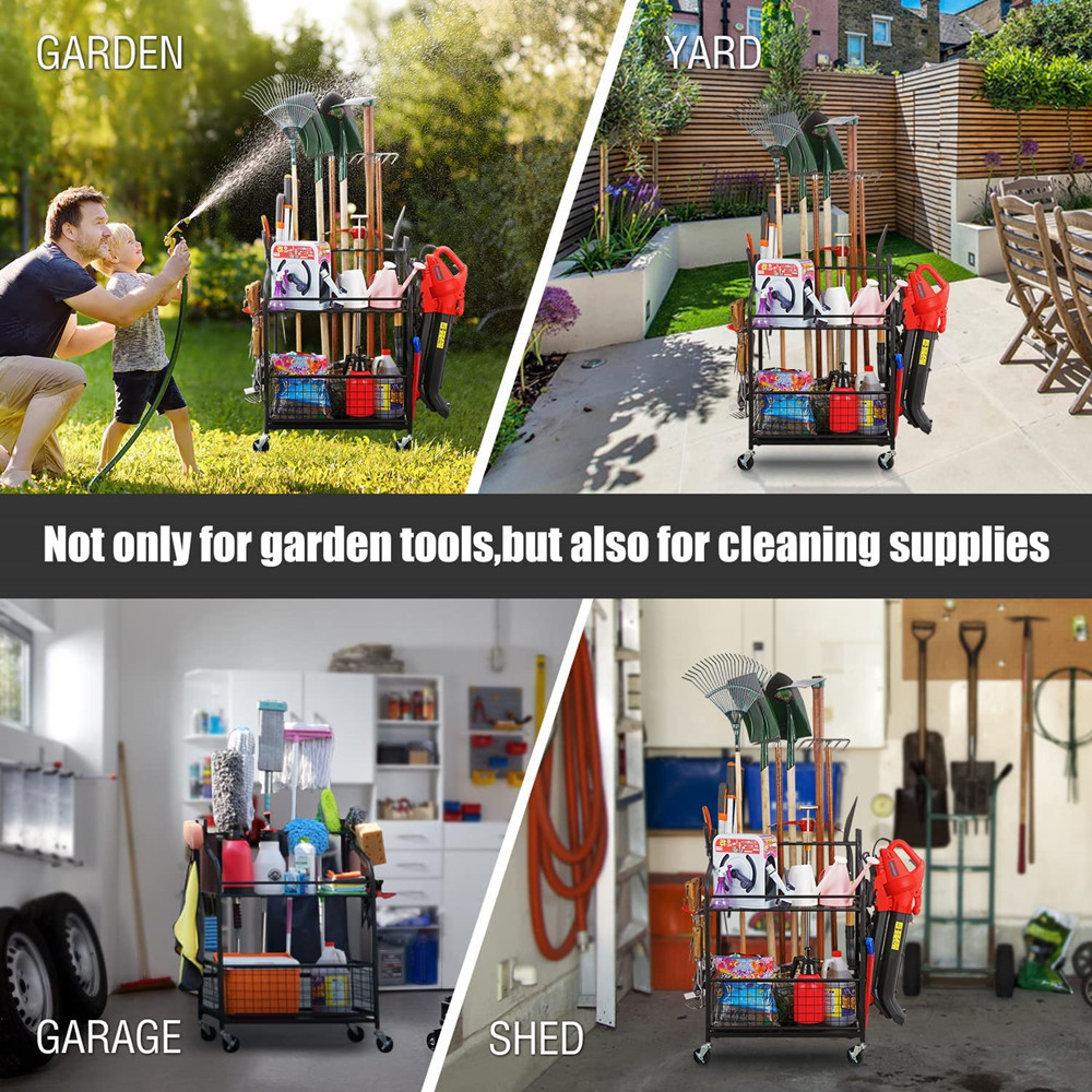 ที่จัดเก็บอุปกรณ์ทำสวน ที่เก็บ - Gardening Tools Organizer บทวิจารณ์และราคา
