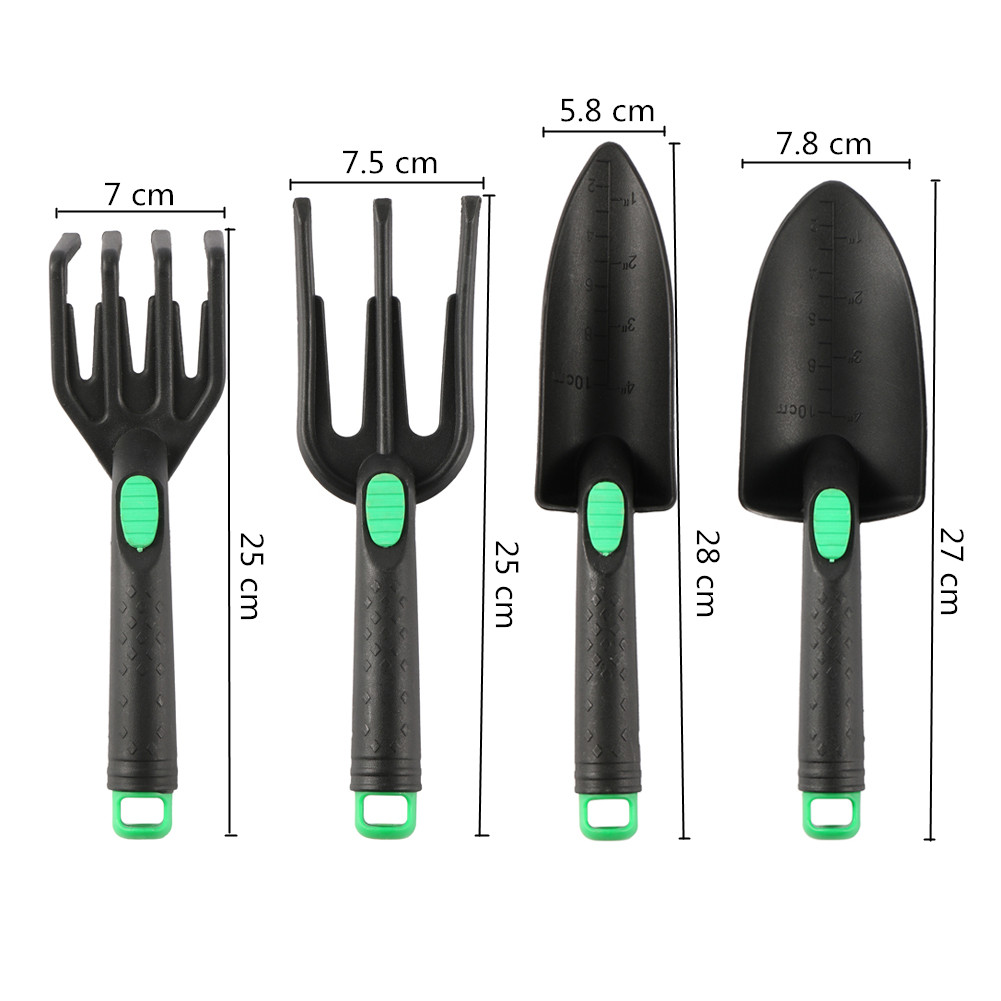 ชุดเครื่องมือพลั่วสวน 4 ชิ้น ค - Gardening Tools Trowel บทวิจารณ์และราคา